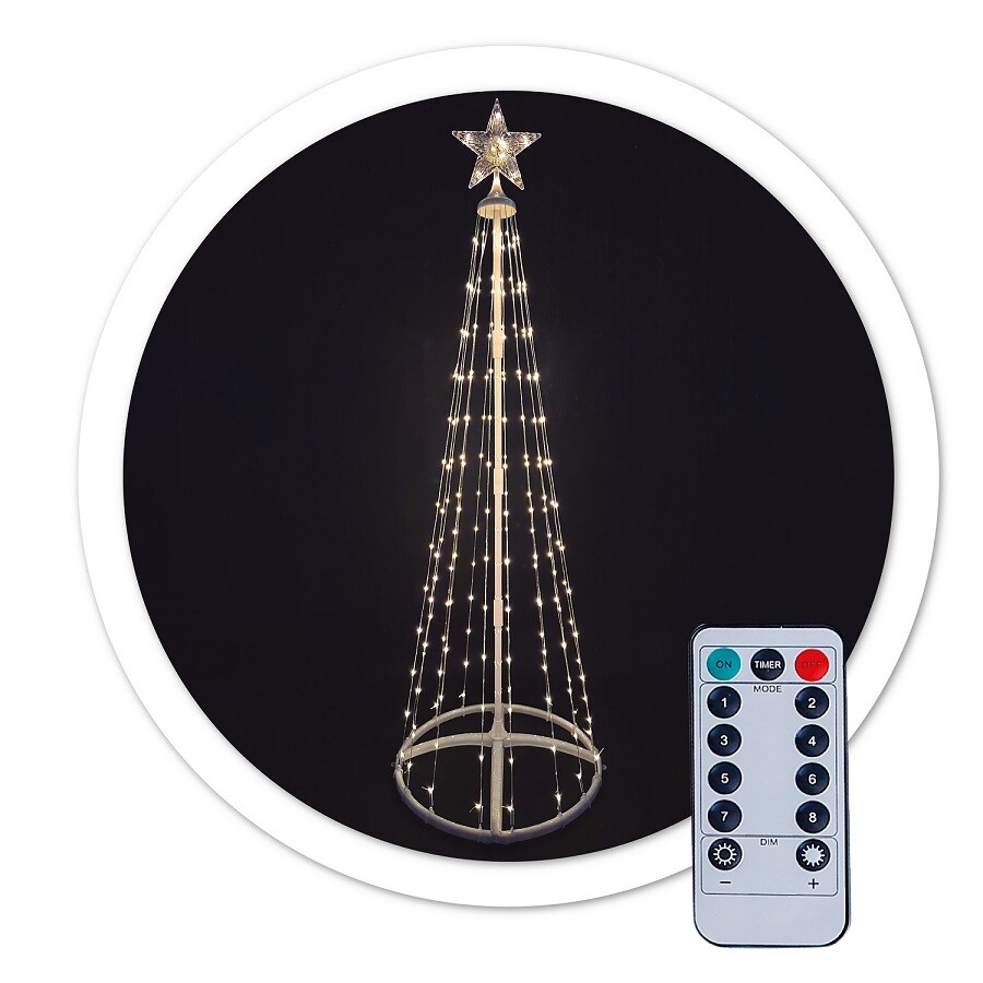 aRBOL LED 120cm USB + MANDO 32 FUNCIONES IP44 LUZ CALIDA